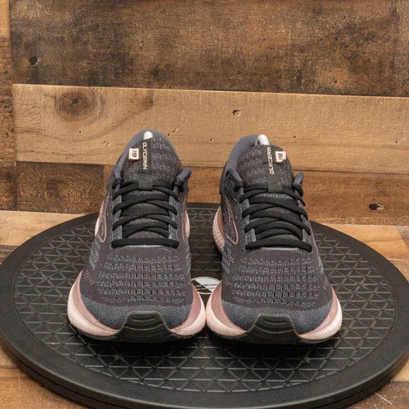 BROOKS GLYCERIN 19 WOMENS ATHLETIC SHOES RUNNING WALKING GYM BLACK LOW SIZE 11B - Picture 2 of 9